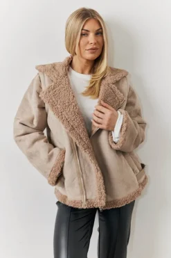 2 In 1 Aviator Coat Gilet
