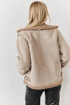 2 In 1 Aviator Coat Gilet