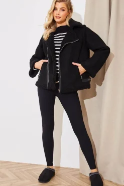 2 In 1 Aviator Coat Gilet