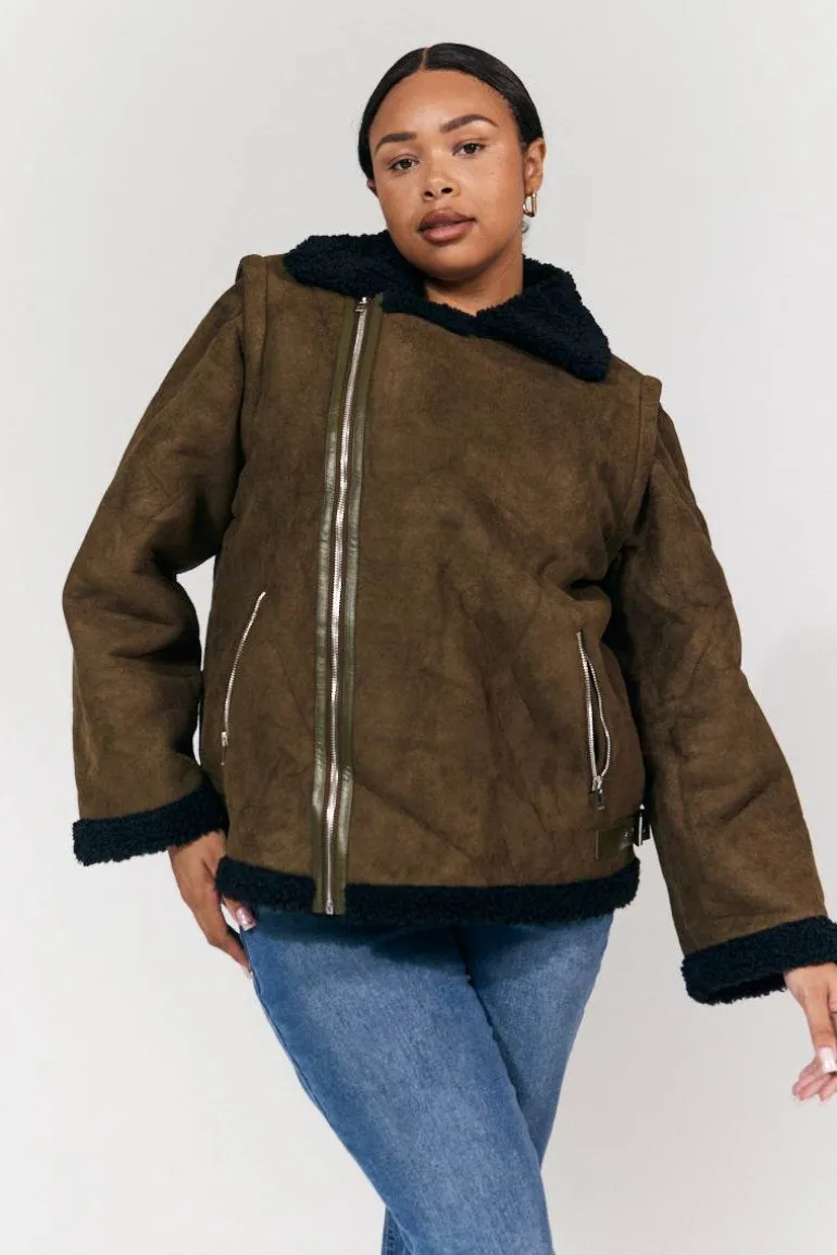 2 in 1 Aviator Coat/Gilet