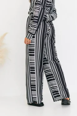 Abstract Stripe Co-Ord Trouser
