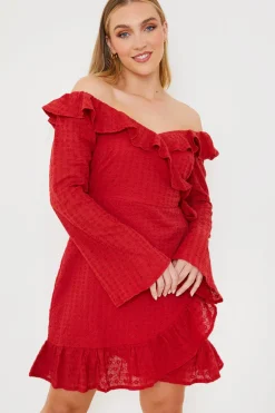 Bardot Broderie Anglaise Mini Dress