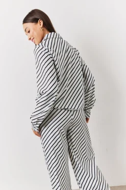 Black & White Striped Shirt