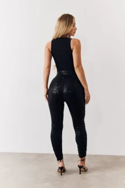Black Premium Sequin Leggings