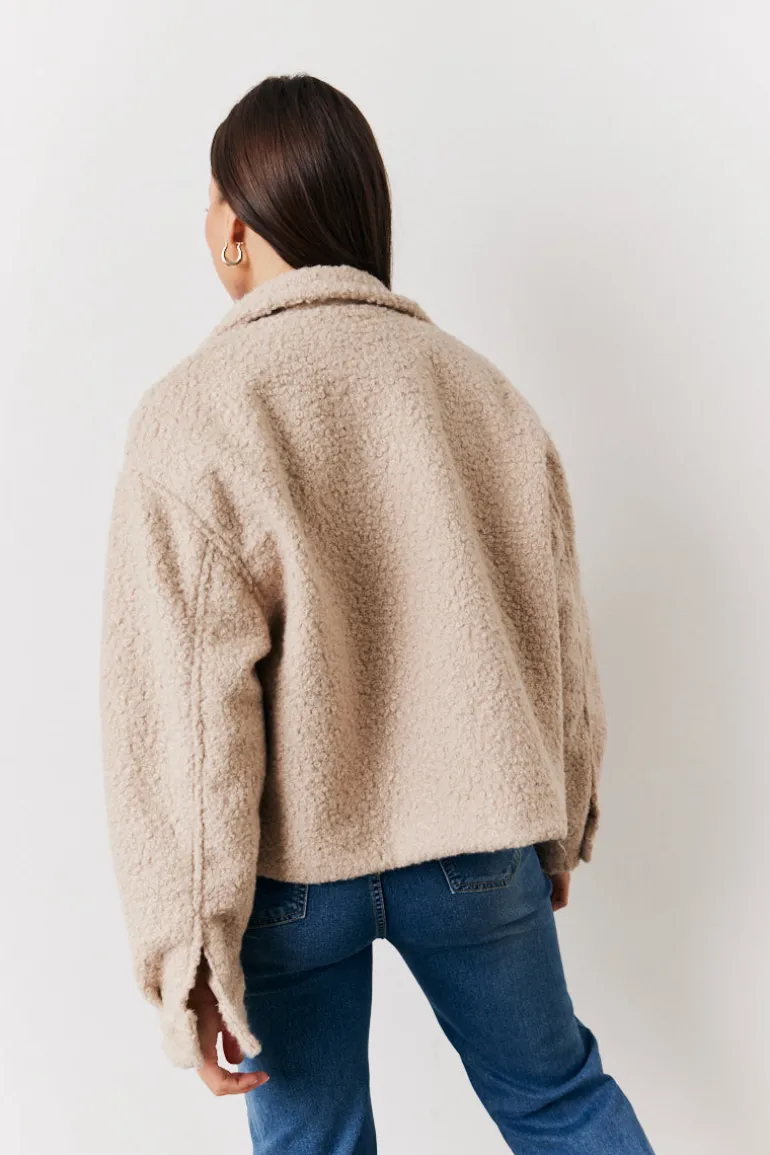 Boucle Pocket Detail Jacket