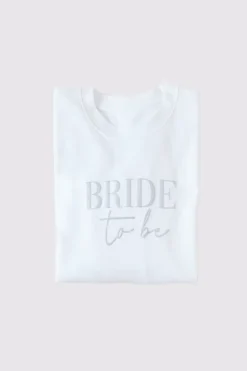 Bride to Be Crew Slogan Sweatshirt