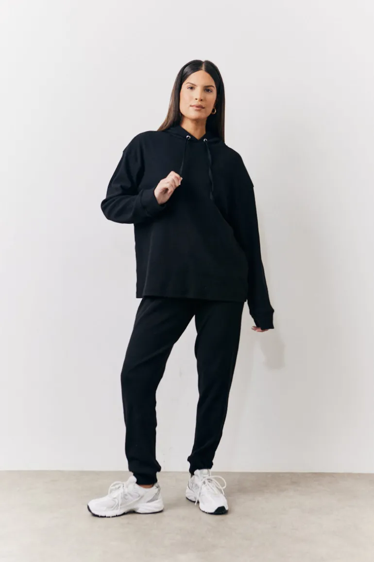 Brushed Rib Co Ord Hoodie