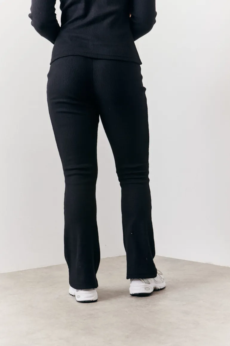 Brushed Rib Fit & Flare Co-Ord Trouser