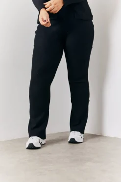 Brushed Rib Fit & Flare Co-Ord Trouser