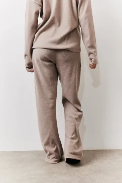 Brushed Rib Flare Leg Co Ord Trouser