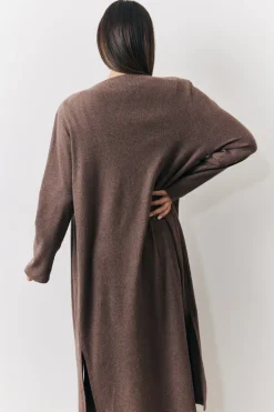 Brushed Rib Maxi Co Ord Cardigan