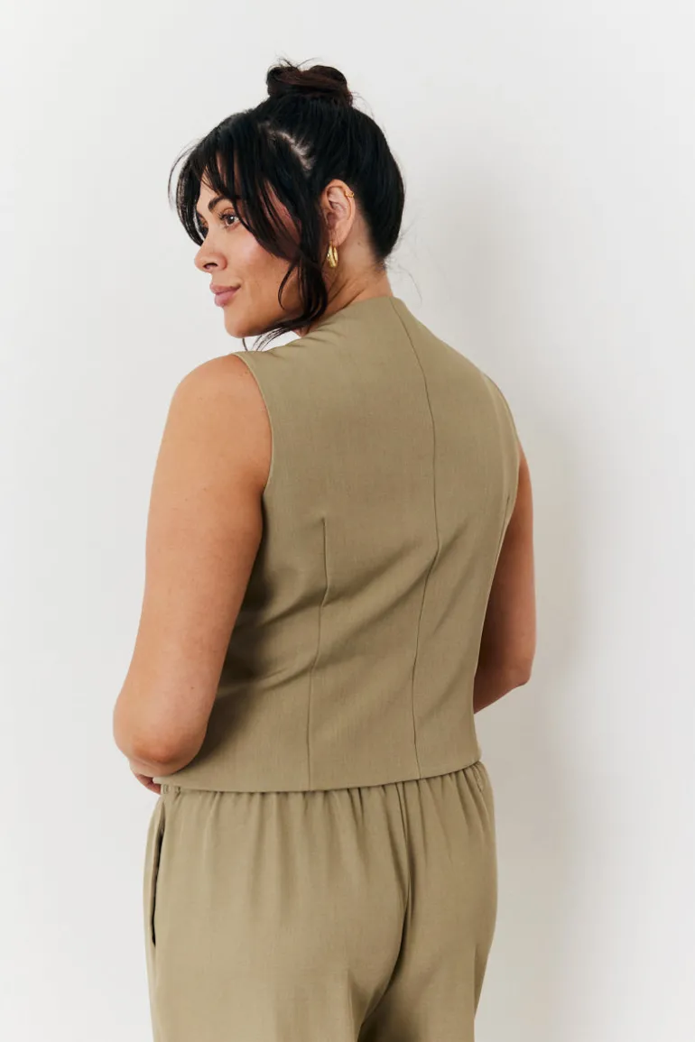 Button Through Waistcoat