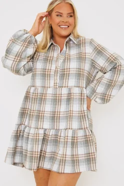 Collared Smock Dress