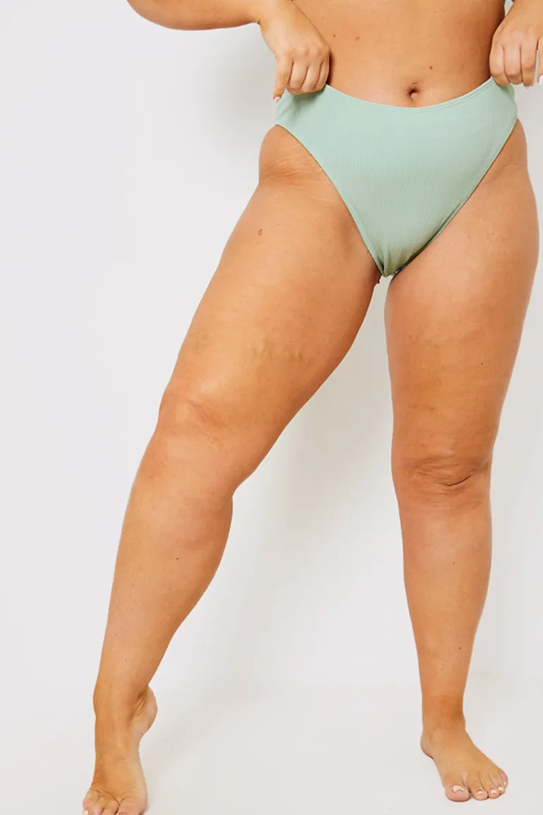 Control Crinkle Boomerang Bikini Bottom