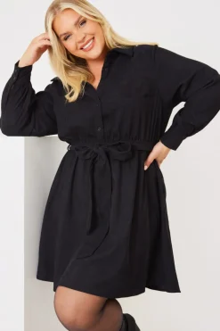 Corduroy Shirt Dress