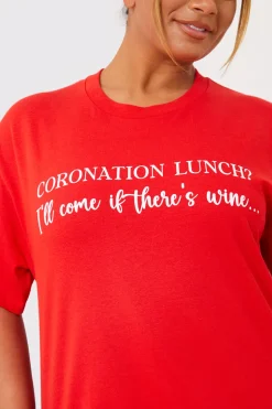 Coronation Lunch Slogan T-Shirt