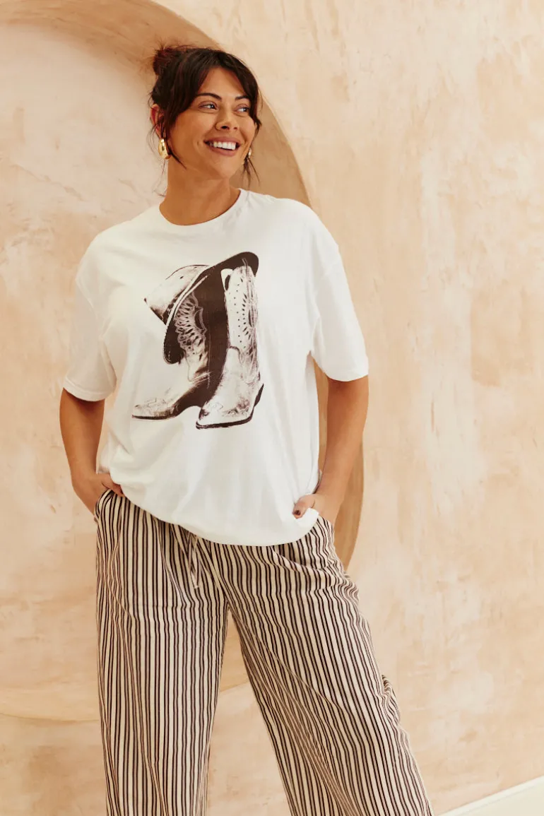 Cowboy Hat And Boots Graphic T-Shirt
