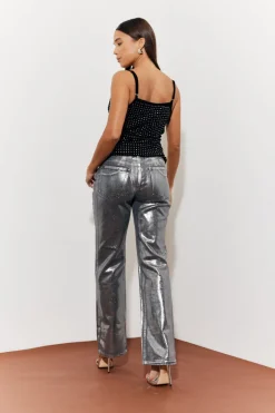 Cowl Neck Hotfix Camisole Top