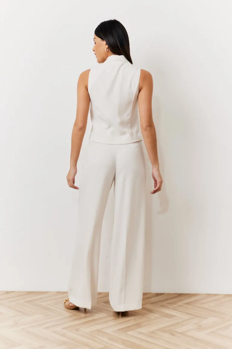 Cream Tux Waistcoat