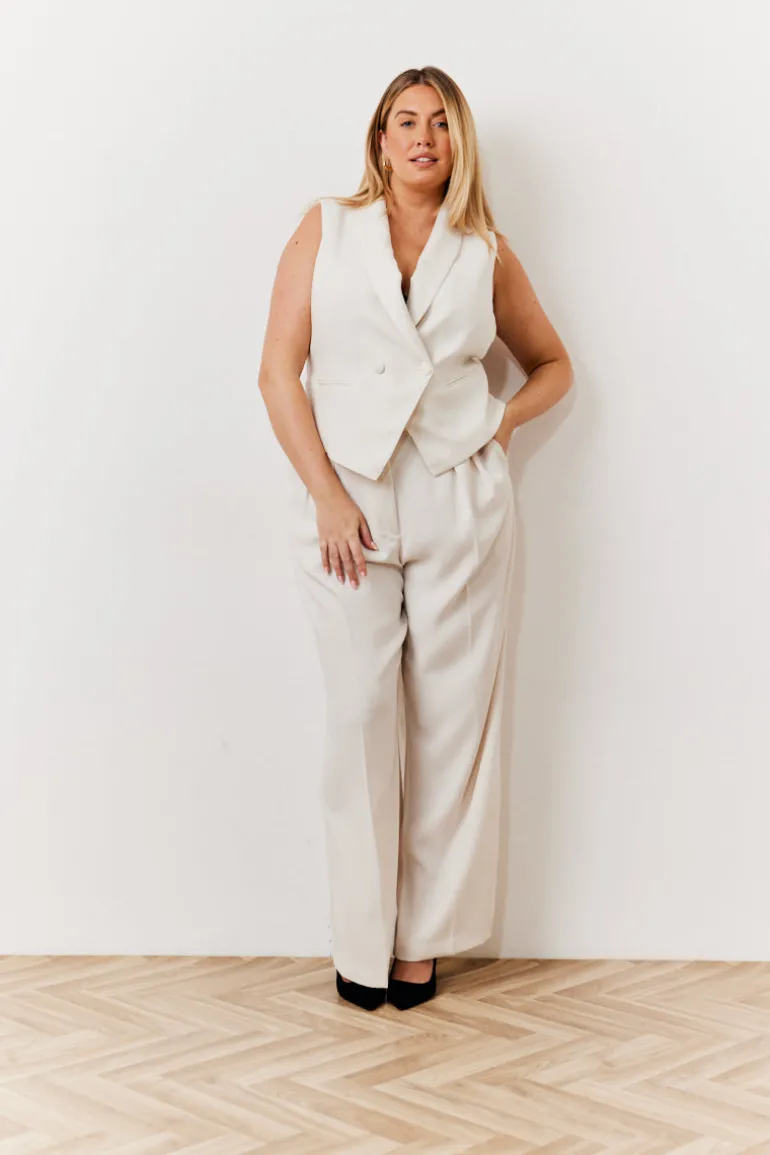 Cream Tux Waistcoat