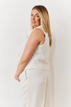 Cream Tux Waistcoat