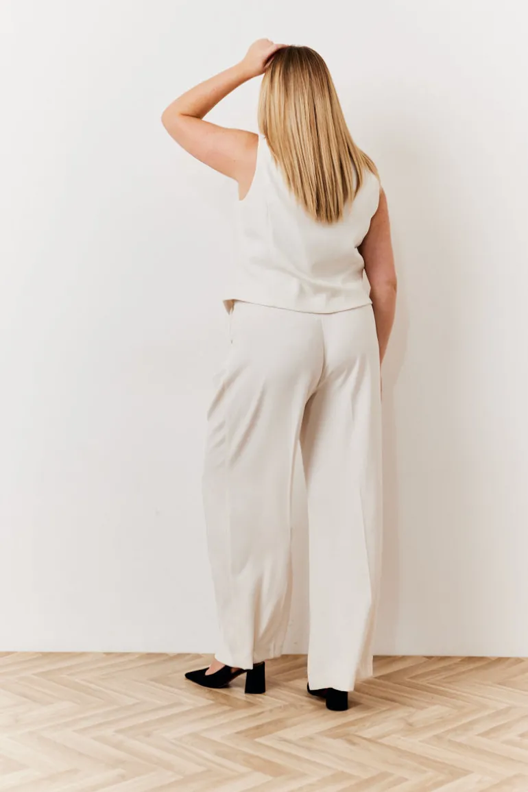 Cream Tux Waistcoat