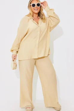 Crinkle Oversized Shirt