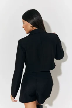 Cropped Tailored Blazer