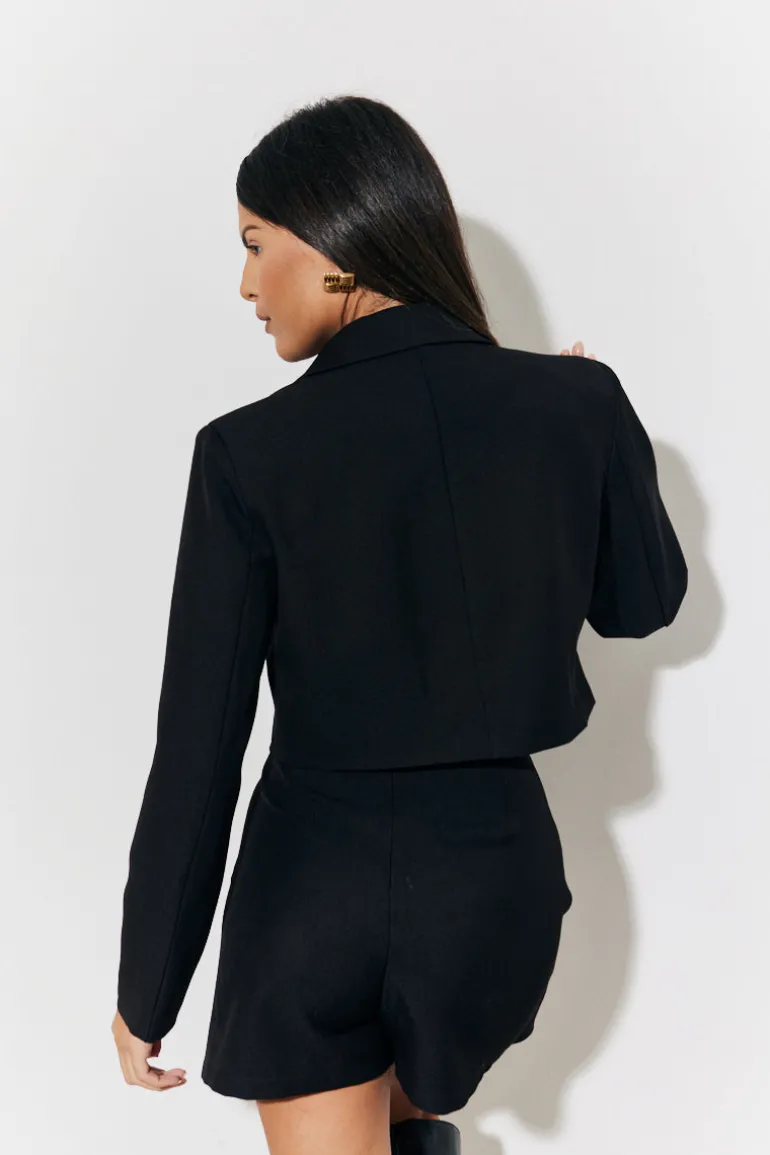 Cropped Tailored Blazer