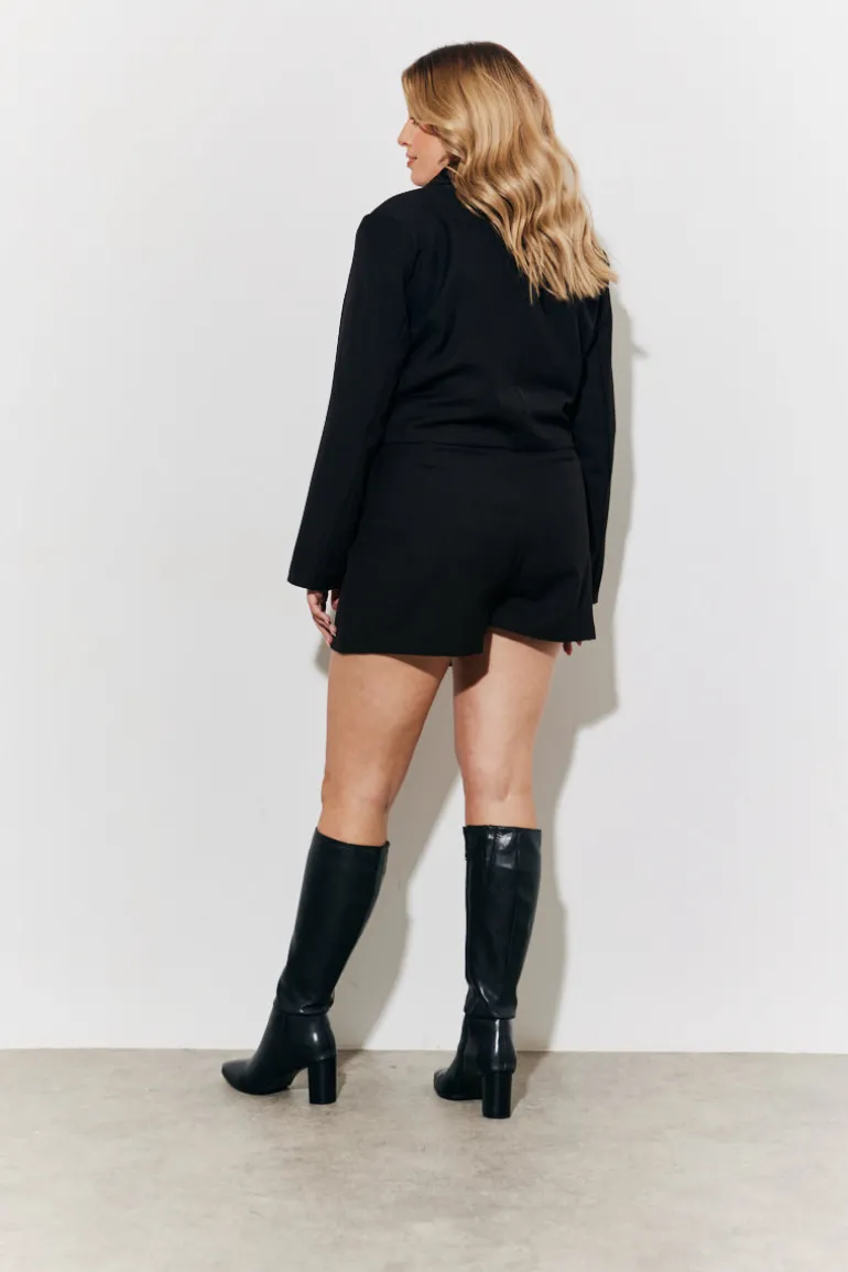 Cropped Tailored Blazer