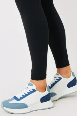 Denim Contrast Detail Trainer