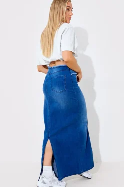 Denim Maxi Skirt