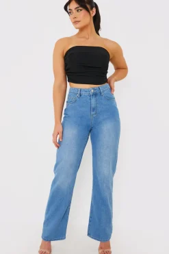 Draped Strapless Corset Top