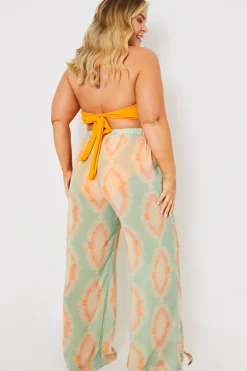 Elasticated Wide Leg Co-Ord Beach Trousers