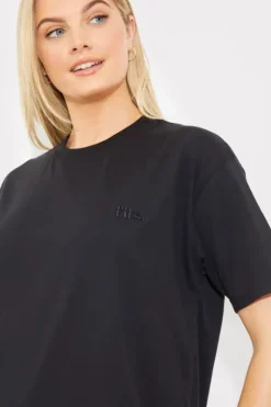 Embroidered Jersey Crew Neck T-Shirt