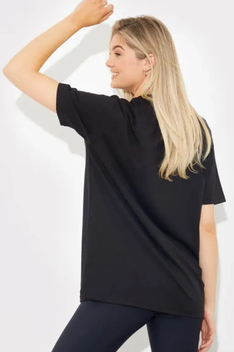 Embroidered Jersey Crew Neck T-Shirt