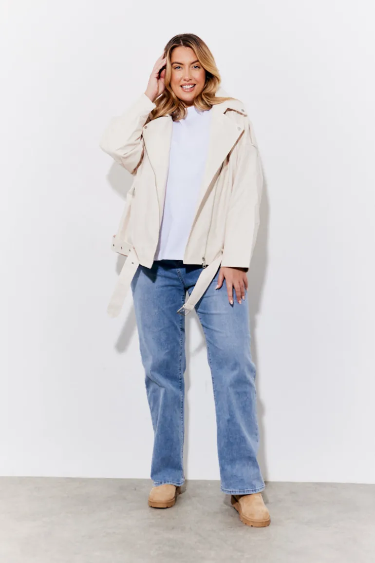 Faux Leather Biker Jacket