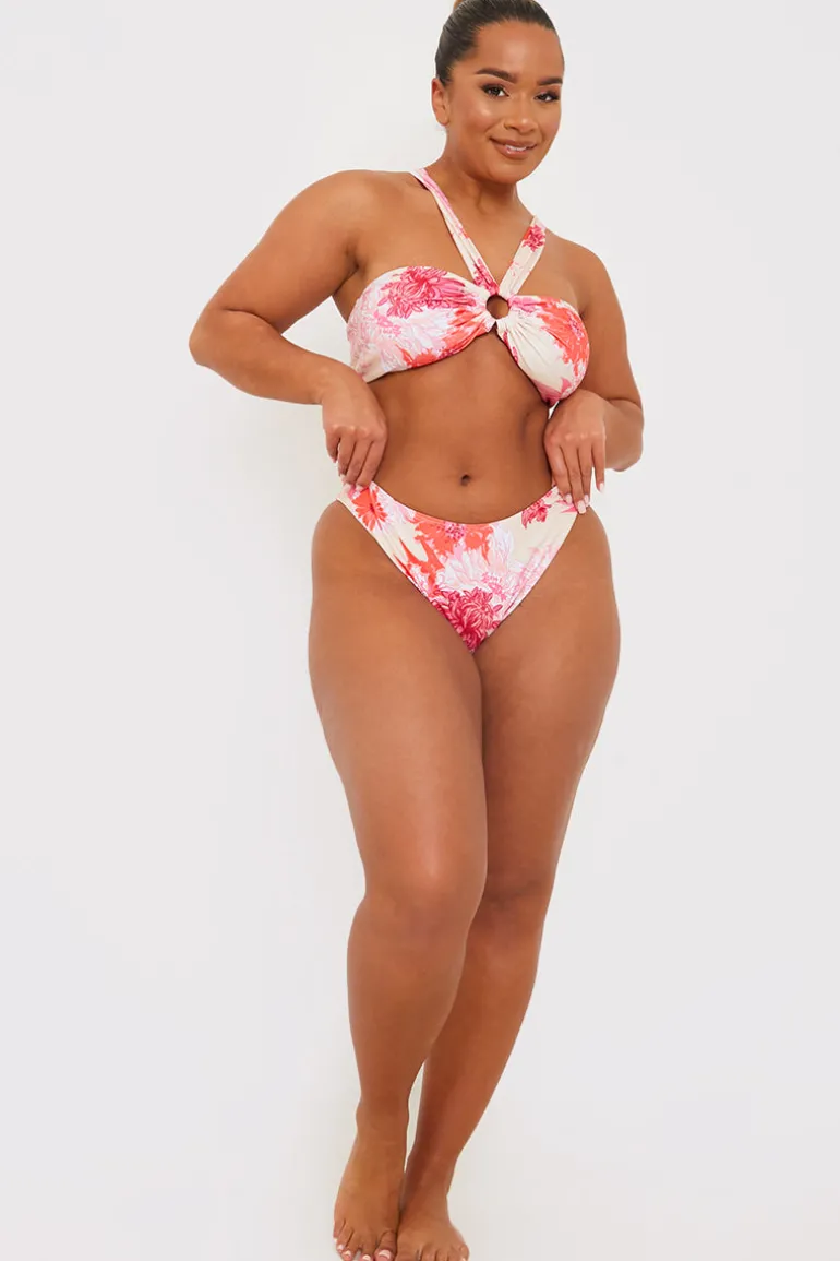 Floral Seamless Boomerang Bikini Bottom