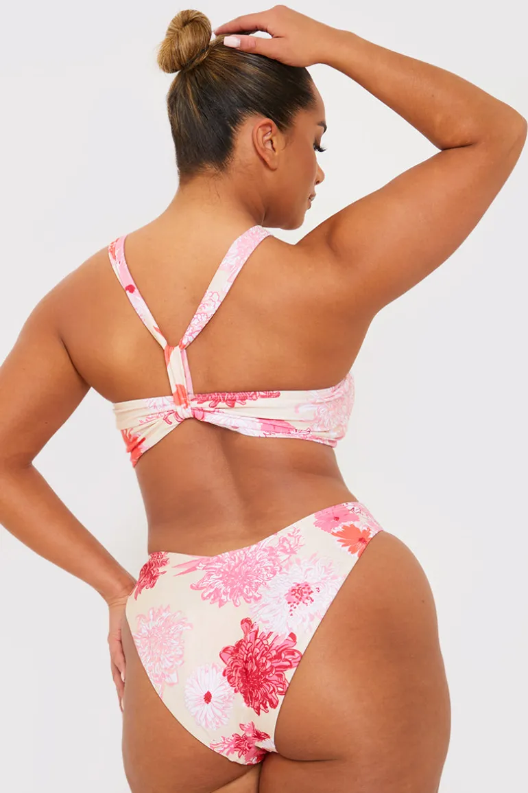Floral Seamless Boomerang Bikini Bottom