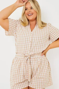 Gingham Short Sleeve Shirt