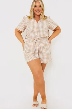 Gingham Short Sleeve Shirt