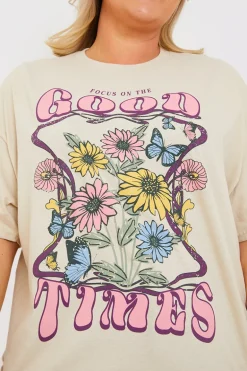 Good Times Motif T-Shirt