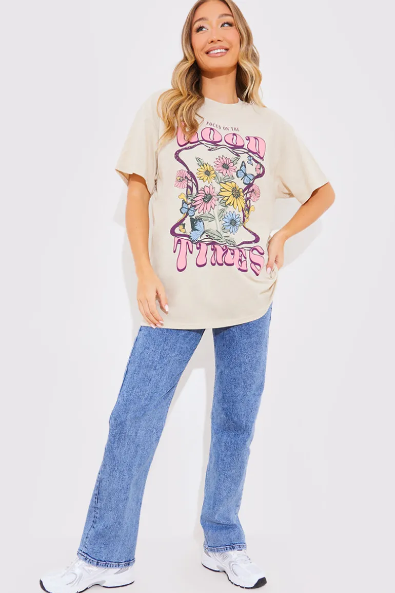 Good Times Motif T-Shirt