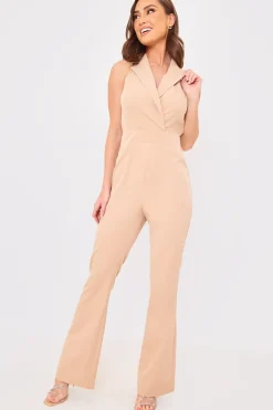 Halterneck Tailored Jumpsuit