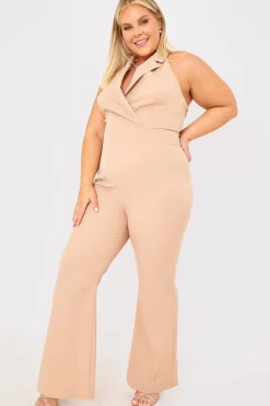 Halterneck Tailored Jumpsuit