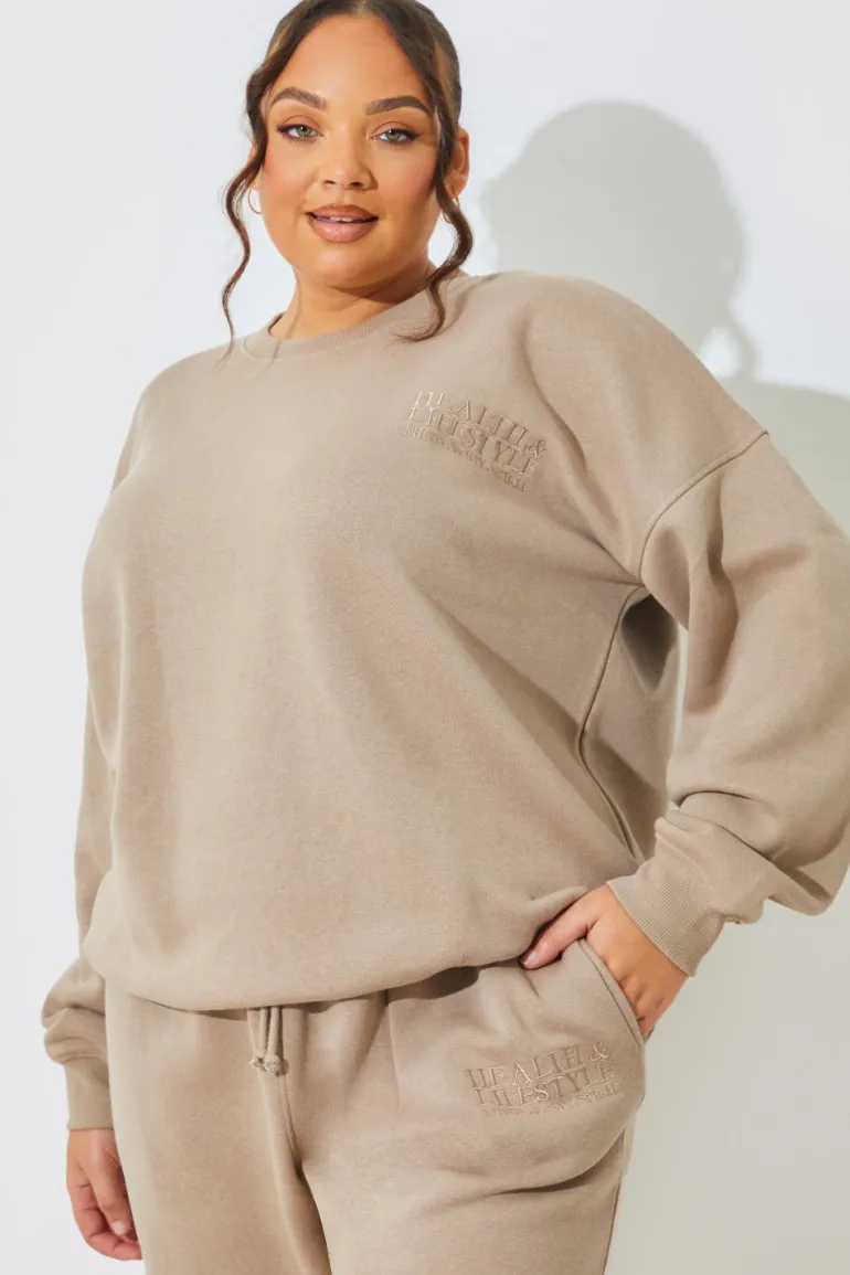 Health and Lifestyle' Oversized Sweater