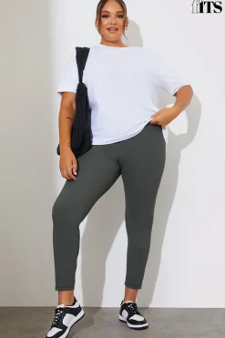 High Waisted Sculpt and Control Ribbed Leggings