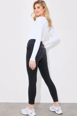 High Waisted Skinny Jeans