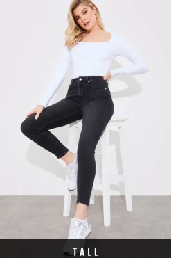 High Waisted Skinny Jeans