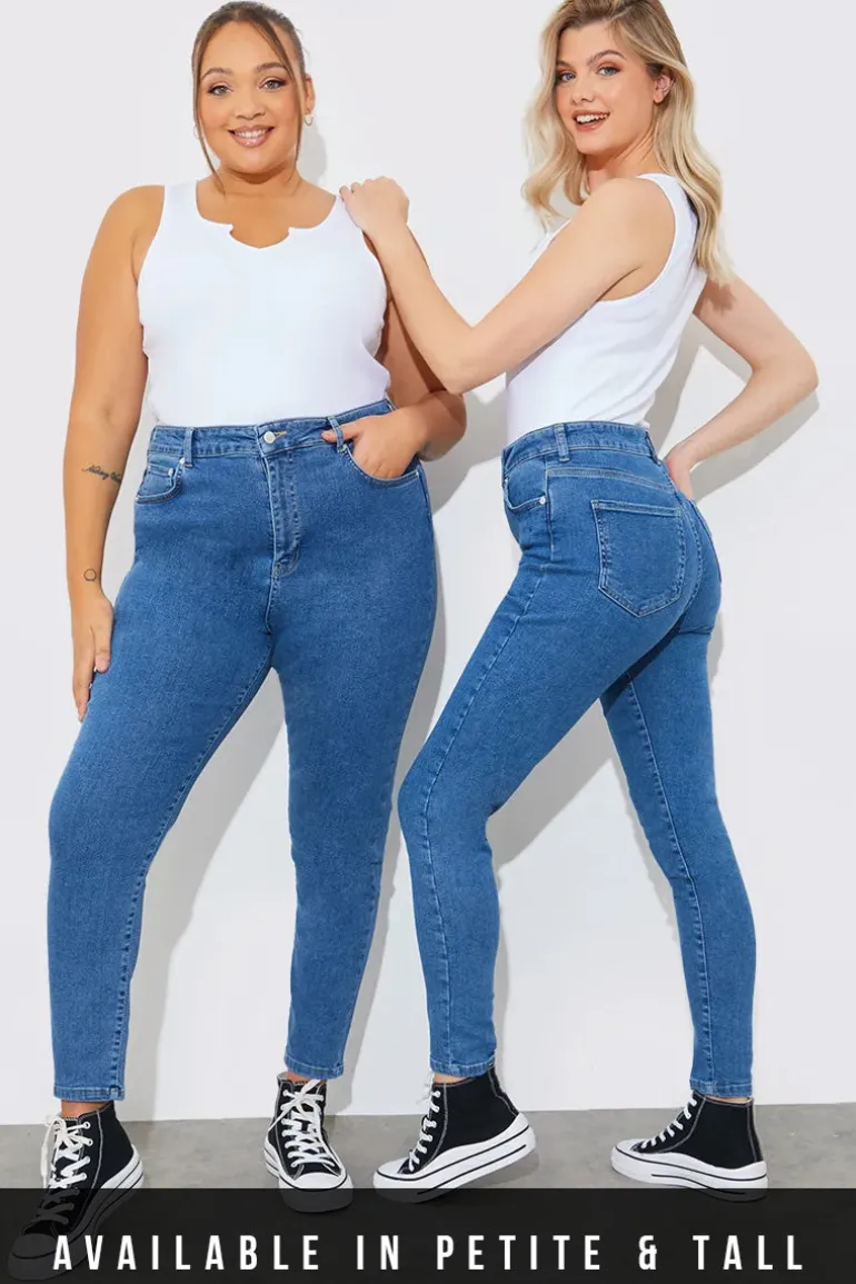 High Waisted Skinny Jeans